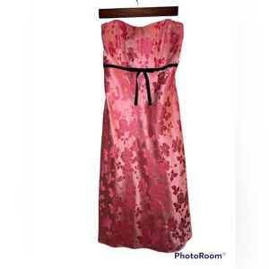 Beautiful Vintage Style Banana Republic SILK Barbie Dress Size 4 Strapless Dress